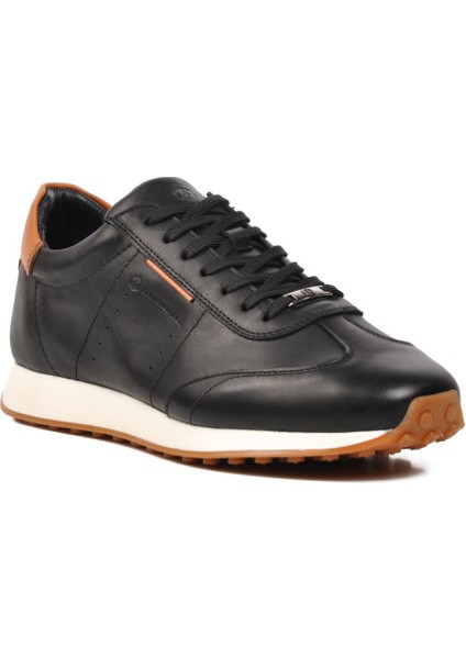 Crespi 102 24020 Siyah Hakiki Deri Erkek Sneaker