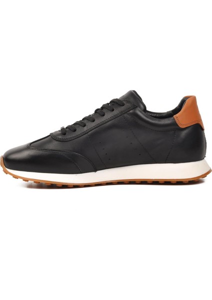 Crespi 102 24020 Siyah Hakiki Deri Erkek Sneaker modelleri