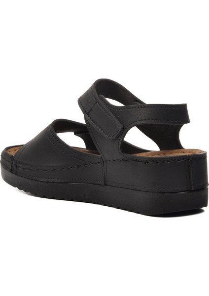 07-109RR Siyah Kadın Sandalet fırsatları