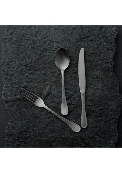 Contour Eskitme 84 Parça Çelik 12 Kişilik Çatal Kaşık Bıçak Seti