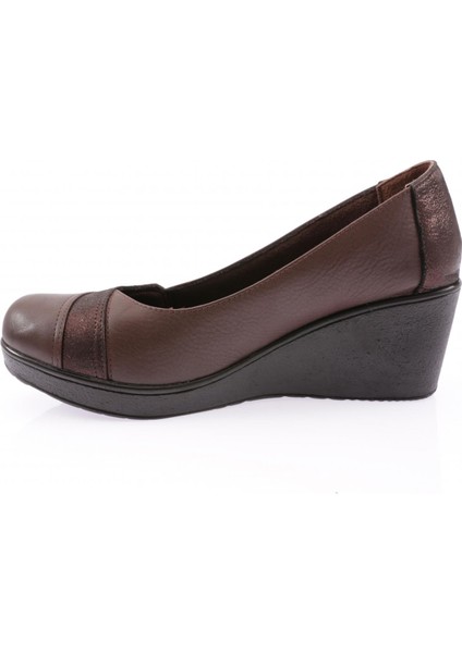 651-22K Kadin Dolgu Taban Comfort Ayakkabi modelleri