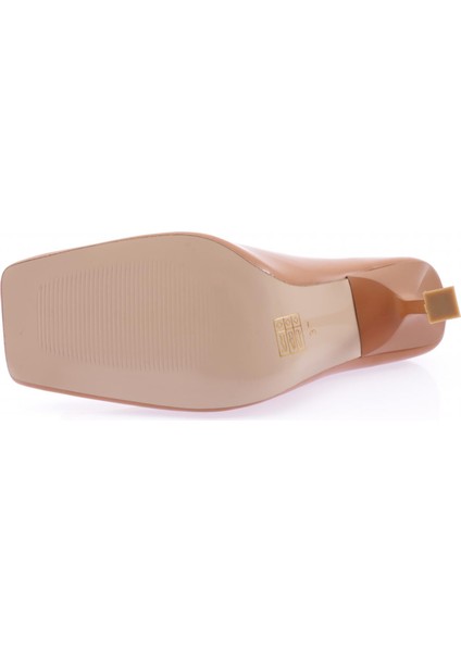 8063-22K Kadin Köşeli Burun H Toka Kadeh Topuklu Ayakkabi indirimleri