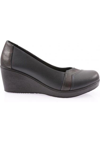 651-22K Kadin Dolgu Taban Comfort Ayakkabi