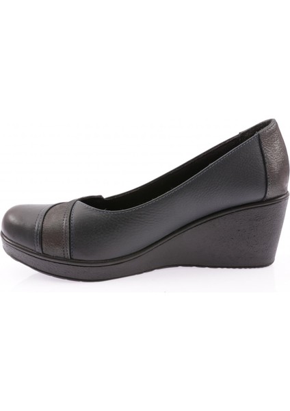 651-22K Kadin Dolgu Taban Comfort Ayakkabi modelleri