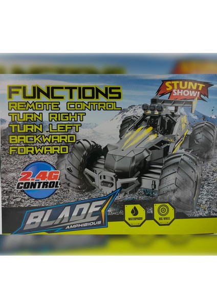Blade Amphıbıous 2.4 G Control Uzaktan Kumandalı Full Fonksiyon 1:6 Suda ve Karada Off Road Şarjlı Araba