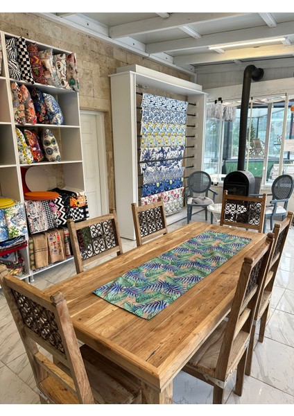 Çuval Görünümlü Palmiye Yaprağı Runner