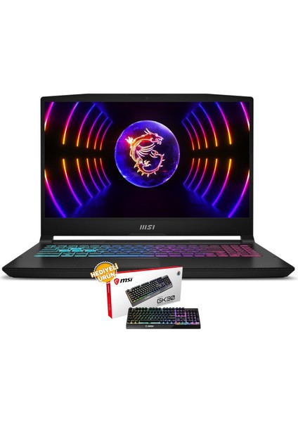 Msı Katana 15 B12VGK-087XTRM1 Intel Core I7 12650H 16GB 1tb SSD RTX4070 Windows 11 Pro 15.6" Fhd 144Hz Taşınabilir Bilgisayar