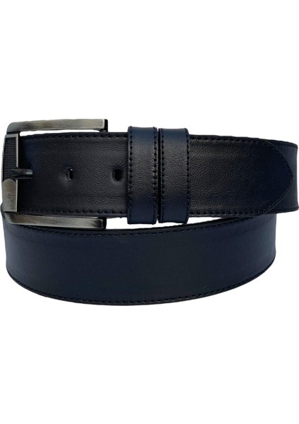 Siyah Suni Deri Kenarları Dikişli Düz Model 4.5 Genişlik Unisex Spor Kemer - 4500-10 fiyatları