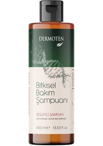 Bitkisel Bakım Şampuanı Dökülme Karşıtı Parabensiz Formül 400 ml Erkekler İçin