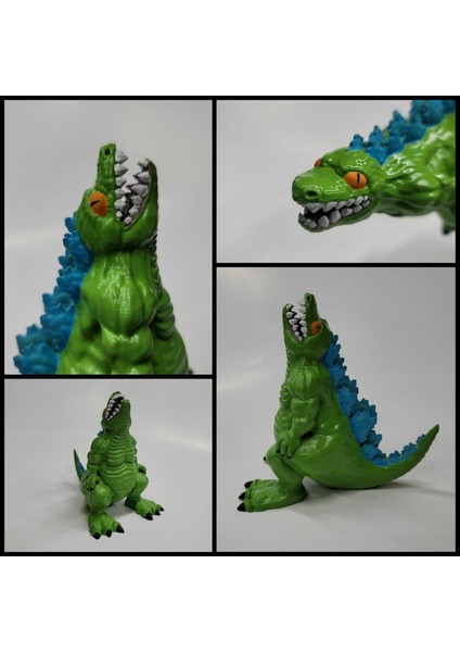 Godzilla Figür Masaüstü Dekor 17 cm Boyalı