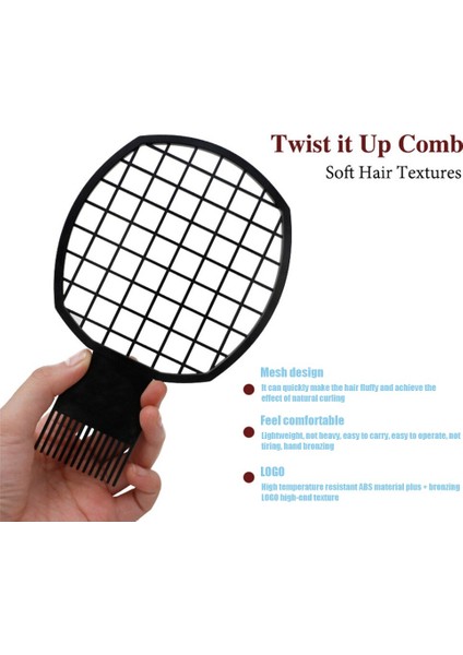 Profesyonel Taşınabilir Büküm Tarak Kısa Kalın Kıvırcık Kirli Örgü Fırça Uni Kadın Erkek Yetişkinler Için Kuaförlük Aracı Hediye (Yurt Dışından) modelleri