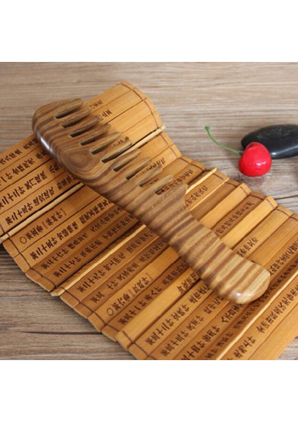 Güzellik Ahşap Doğal Sandal Ağacı El Yapımı Geniş Diş Tarak Masaj Tarak Saç Bakımı (Yurt Dışından) fiyatları