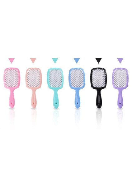 Geniş Diş Hava Yastığı Tarak Saç Derisi Masaj Tarak Saç Fırçası Delikli Saç Aracı (Yurt Dışından) modelleri