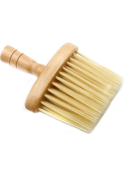 Ahşap Taşınabilir Saplı Saç Fırçası Berber Temizleme Ev ve Salon Profesyonel Yumuşak Fırça Kafası Kuaför Saç Şekillendirici Araçları (Yurt Dışından)