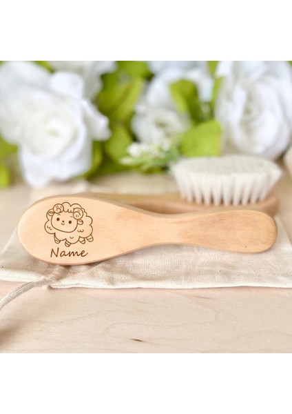 Kişiselleştirilmiş Bebek Ahşap Saç Fırçası Özel Ad Bebek Saç Fırçası Newbron Vaftiz Hediye Doğum Günü Hediyesi Erkek Kız Hatıra (Yurt Dışından) indirimleri