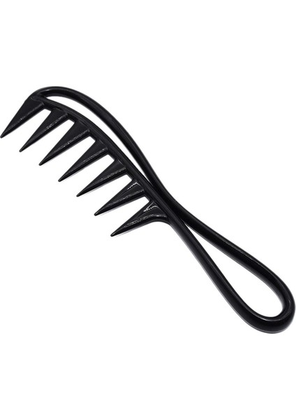 Geniş Diş Köpekbalığı Plastik Tarak Dolaşık Açıcı Kıvırcık Saç Kuaförlük Tarağı (Yurt Dışından)