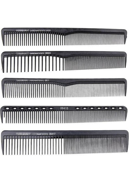 Saç Tarak Kuaförlük Tarak Anti Statik Saç Fırçası Çift Amaçlı Berber Salonu Kuaför Aksesuarı Dolaşık Açıcı Saç Kesme Tarağı (Yurt Dışından)