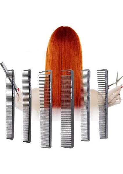 Saç Tarak Kuaförlük Tarak Anti Statik Saç Fırçası Çift Amaçlı Berber Salonu Kuaför Aksesuarı Dolaşık Açıcı Saç Kesme Tarağı (Yurt Dışından) fiyatları