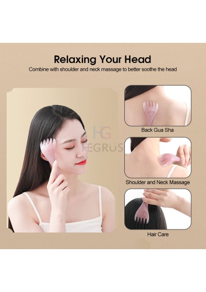 Kafa Masajı Aleti - Yeşil (Yurt Dışından) fırsatları