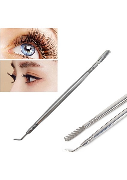 Katlanabilir Metal Kirpik Fırçası Tarak Tarak Kirpik Seçici Kirpik Bigudi Makyaj Kirpik Ayırıcı Maskara Kıvırcık Saç Güzellik (Yurt Dışından) fiyatları