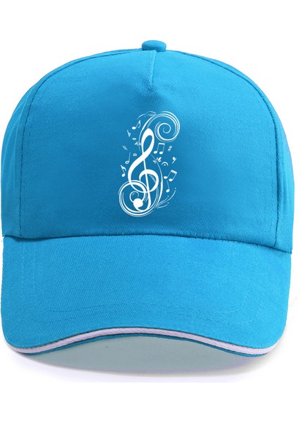 Yeni Nota Müzik Komik Baskı Beyzbol Şapkası Unisex Kadın Erkek Rahat Pamuklu Şapka Snapback Şapka Kamyon Şoförü Şapkaları Güneş Şapkaları (Yurt Dışından)