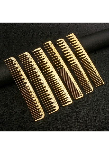 Moda Galvanik Altın Giyotin Tarak Profesyonel Salon Kuaför Şekillendirici Pin Kuyruk Tarak Şekillendirici Tarak Fırça Kadın Kızlar Için (Yurt Dışından)