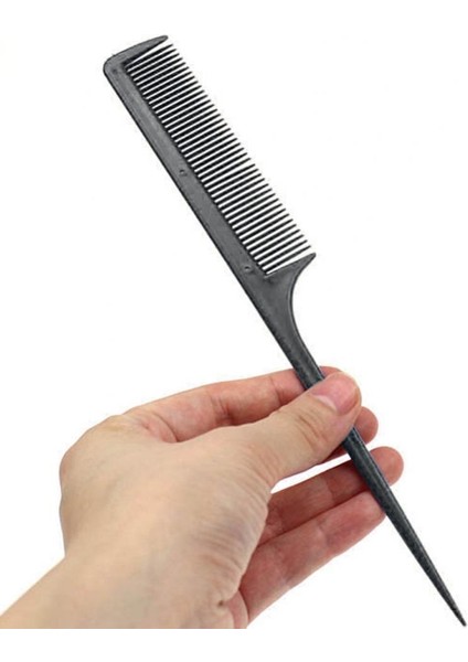Taşınabilir Kuaförlük Aracı Tarak Sharps Kuyruk Saç Stili Alay Kuaförlük Ev Salon Saç Fırçası (Yurt Dışından)