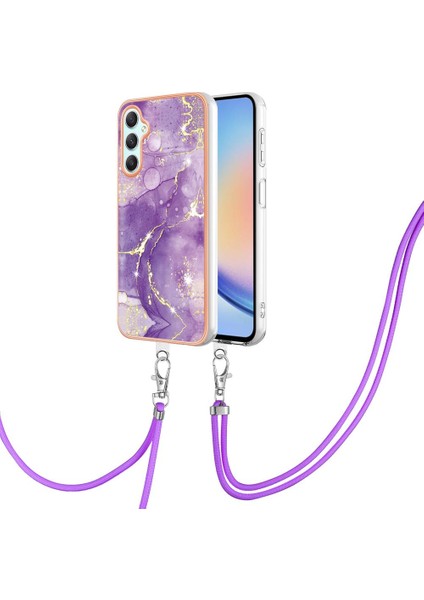 Samsung Galaxy A25 5g Tampon Mermer Anti-Scratch Yumuşak Crossbody (Yurt Dışından)