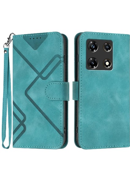 Kart Yuvası Standı Pu Deri Manyetik Flip ile Infinix Not 30 Pro Için Kılıf (Yurt Dışından)