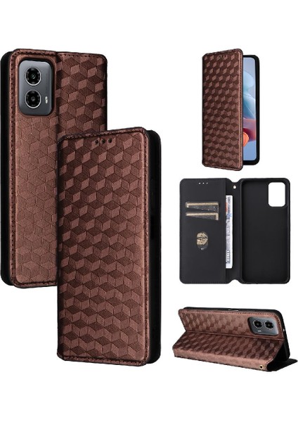 Motorola Moto G34 5g Manyetik Kapatma Kart Yuvaları Tutucu Cüzdan Için Kılıf (Yurt Dışından) fırsatları