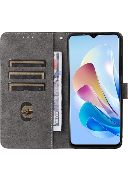 SZY Mall Zte Ücretsiz 5g Iv Flip Folio Cüzdan Rfıd Engelleme Pu Deri Kart (Yurt Dışından)