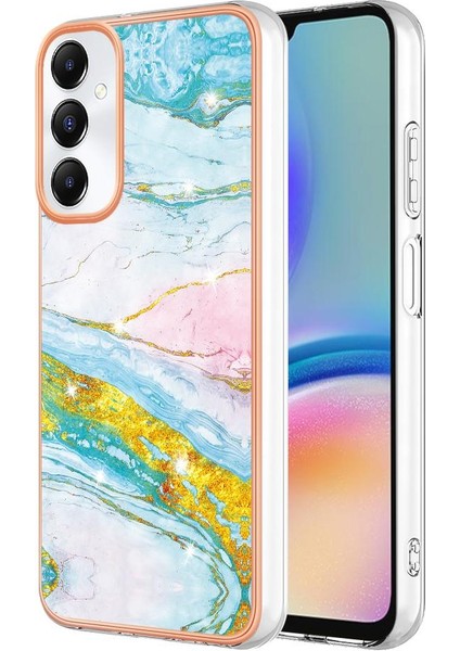 Samsung Galaxy A05S Ince Tpu Koruma Mermer Desen Yumuşak Tampon (Yurt Dışından)