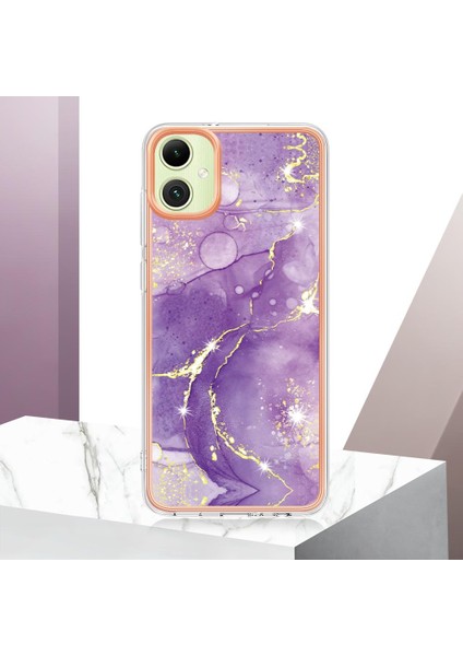 Samsung Galaxy A05 Yumuşak Tampon Ince Tpu Mermer Desen Koruma (Yurt Dışından) modelleri