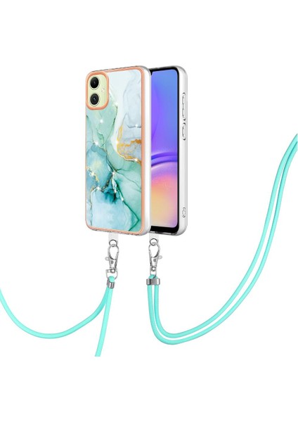 Samsung Galaxy A05 Mermer Anti-Scratch Yumuşak Crossbody Kordon Için Kılıf (Yurt Dışından)