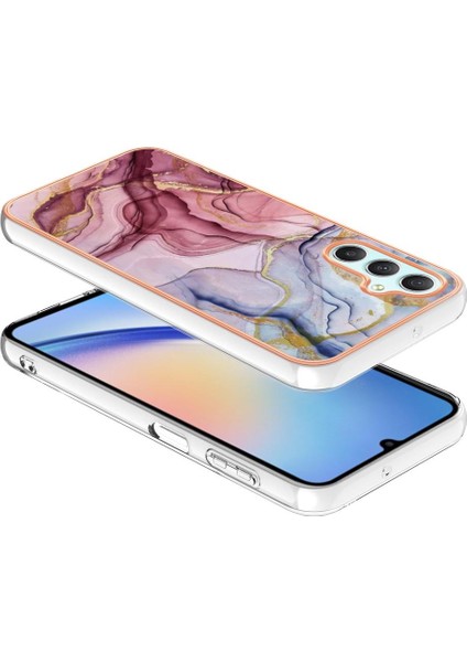 Samsung Galaxy A25 5g Darbeye Silikon Tampon Tpu Mermer ile Uyumlu (Yurt Dışından)