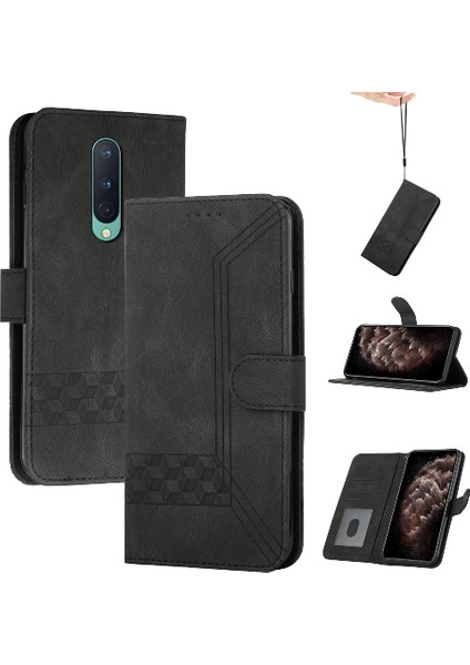 Kullanışlı Stand Özelliği ile Oneplus 8 Cüzdan Kılıf Pu Deri Kart Kapağı ile Uyumlu (Yurt Dışından)