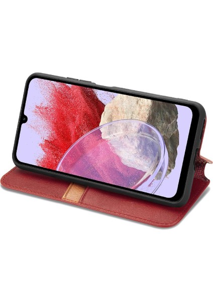 Samsung Galaxy M34 5g Moda Tasarım Cüzdan Fonksiyonu Için Kılıf Kapak Çevirin (Yurt Dışından)