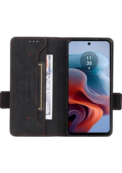 Motorola Moto G34 5g Için Kılıf Kart Tutucu Kickstand ile Tam Koruma (Yurt Dışından) modelleri