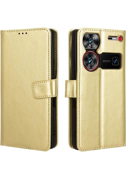 Zte Nubia Z60 Ultra Kart Tutucu Manyetik Kapak Çevirin Cüzdan (Yurt Dışından)