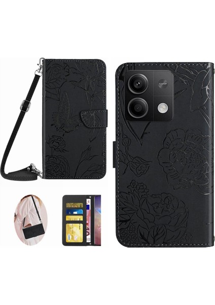 Xiaomi Redmi Için Not 13 4g Deri Cüzdan Kart Tutucu ve Uzun Pu (Yurt Dışından)