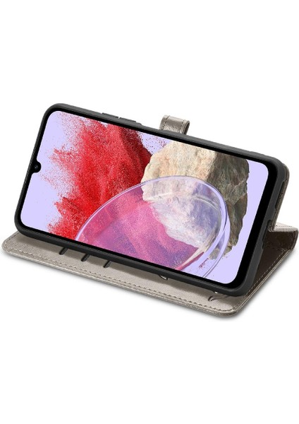 SZY Mall Samsung Galaxy M34 5g Flip Kapak Darbeye Karikatür Hayvanlar Için Kılıf (Yurt Dışından)