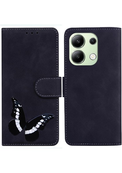Xiaomi Redmi Not 13 Için Kılıf 4g Flip Folio Kapak Kart Yuvaları Renk Baskılı (Yurt Dışından)