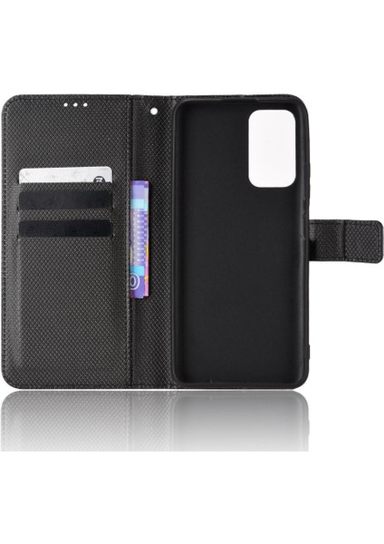 Xiaomi Poco M4 Pro Manyetik Cüzdan Kart Tutucu Kapak Kickstand (Yurt Dışından)