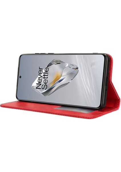 Oneplus 12 5g Manyetik Kapatma Pu Deri Cüzdan Için Kılıf (Yurt Dışından)