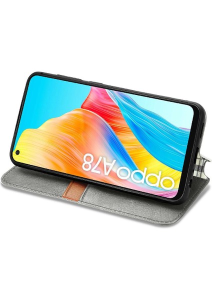 Oppo A78 4g Cüzdan Fonksiyonu Için Kılıf Deri Kılıf Zarif Iş Çevirme (Yurt Dışından) indirimleri
