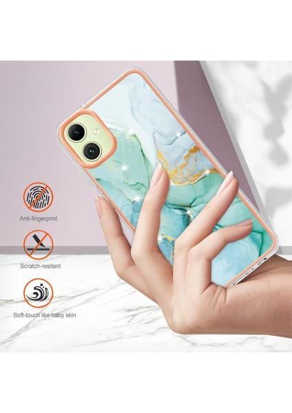 Samsung Galaxy A05 Yumuşak Tampon Ince Tpu Mermer Desen Koruma (Yurt Dışından) modelleri