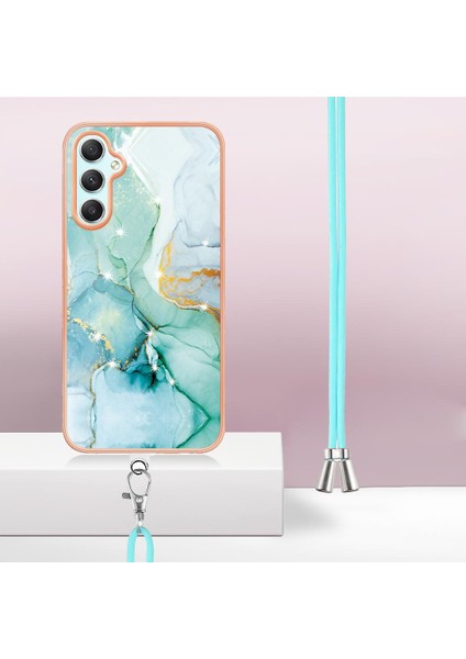 Samsung Galaxy A25 5g Tampon Mermer Anti-Scratch Yumuşak Crossbody (Yurt Dışından)