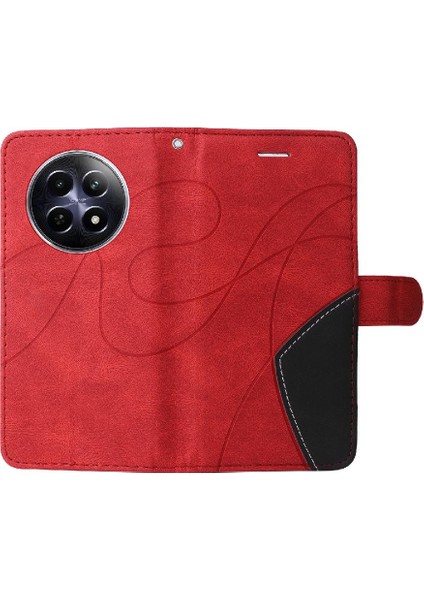 Realme 12 5g Kickstand Koruyucu Pu Deri Flip Folio Kılıf Için Flip Case (Yurt Dışından) indirimleri