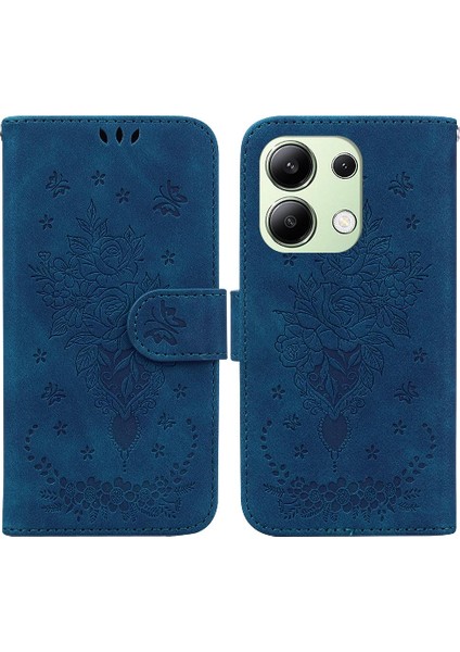Xiaomi Redmi Not 13 4g Kart Yuvaları Için Kılıf Kickstand Cüzdan Kılıf Kapak Pu (Yurt Dışından)