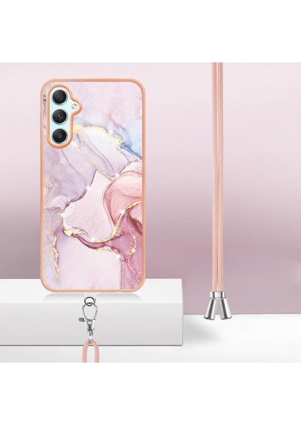 Samsung Galaxy A25 5g Tampon Mermer Anti-Scratch Yumuşak Crossbody (Yurt Dışından)